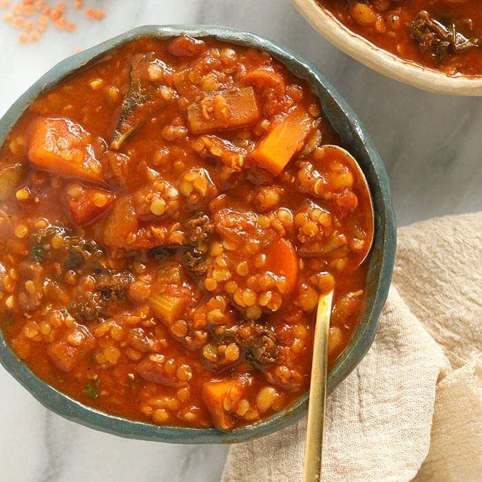 Protein-Packed Sweet Potato Lentil Stew: A Healthy Meal Prep